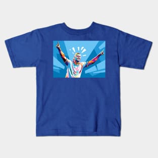 Illustration of Erling Haaland Kids T-Shirt